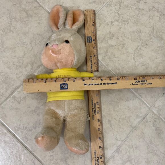 Vintage Knickerbocker Honey Bunny Animals Of Distinction Stuffed Plush Toy 11” - Picture 6 of 7